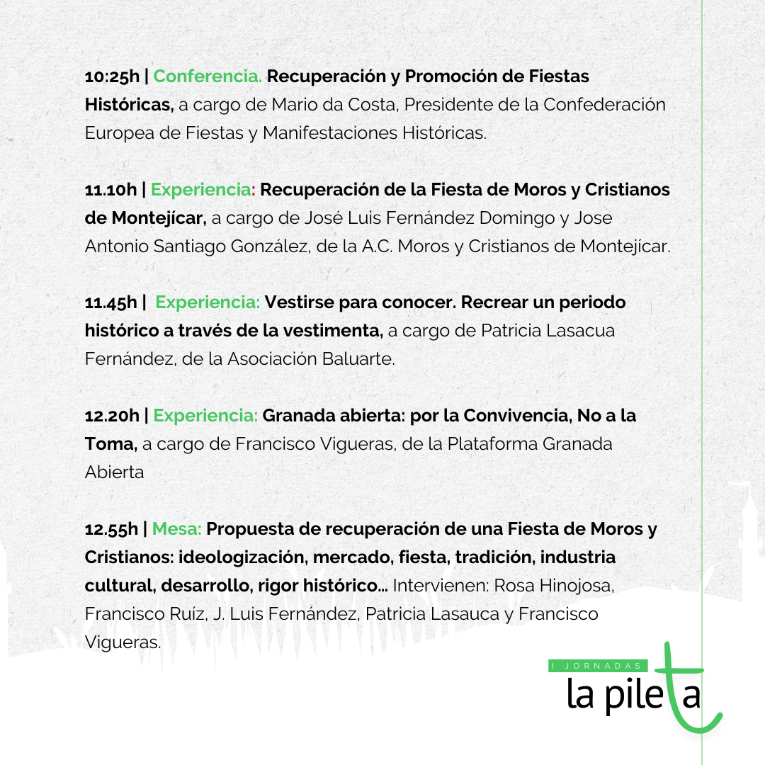 Programa · Sábado 26 (continuación)