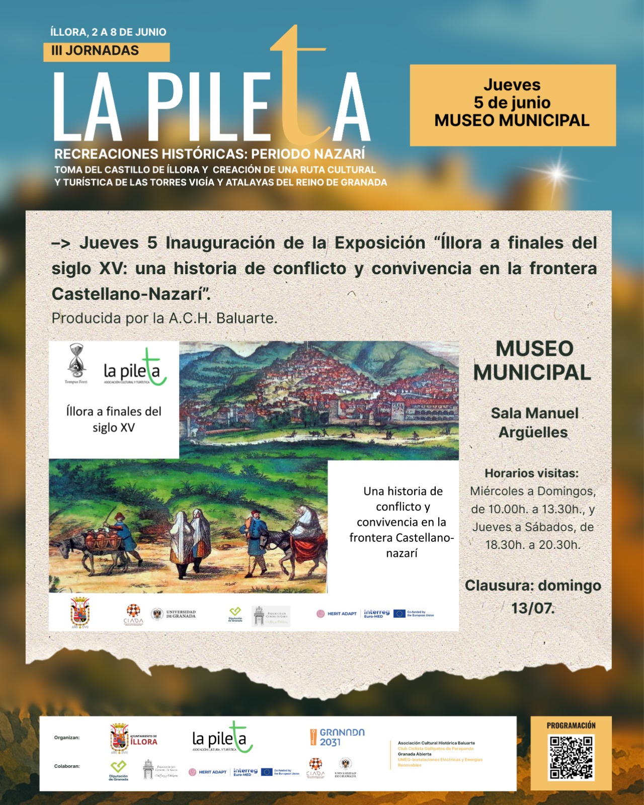 Cartel inauguración exposición