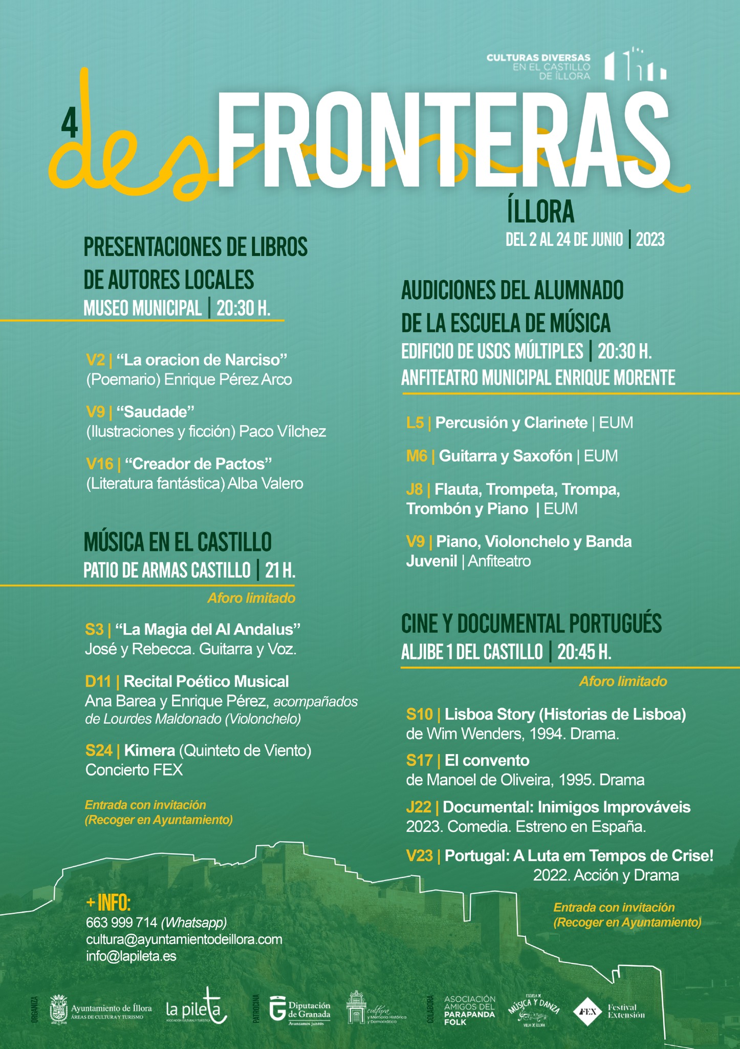 IV Desfronteras 2023 — Cartel oficial
